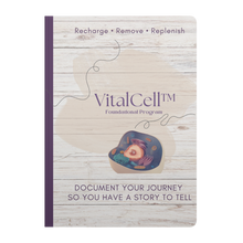 Load image into Gallery viewer, VialCell_journal_Cover_Front_Mockup.png